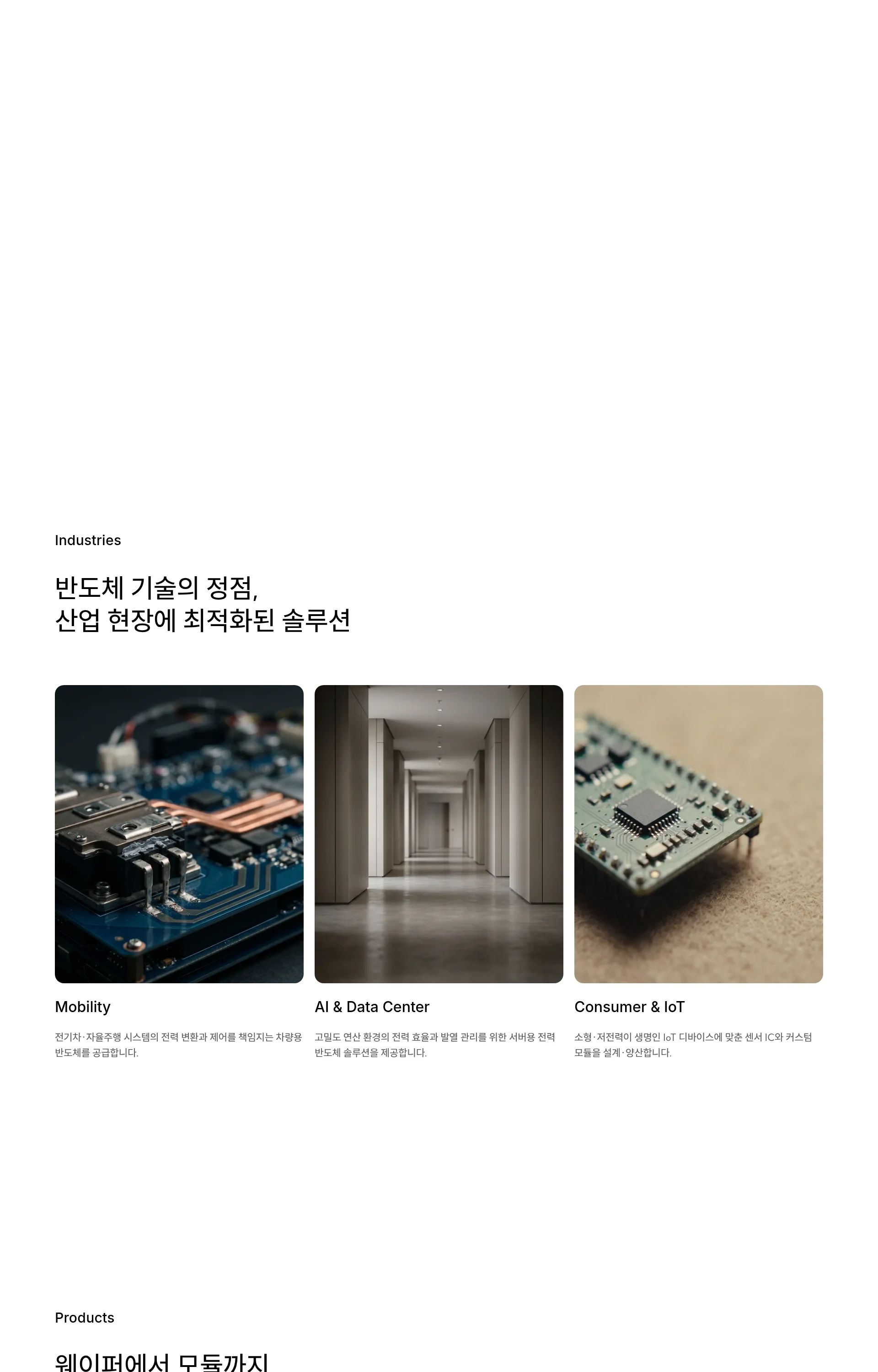 REONIX 레오닉스 (데모) 웹사이트 전체 페이지 스크린샷 2/4