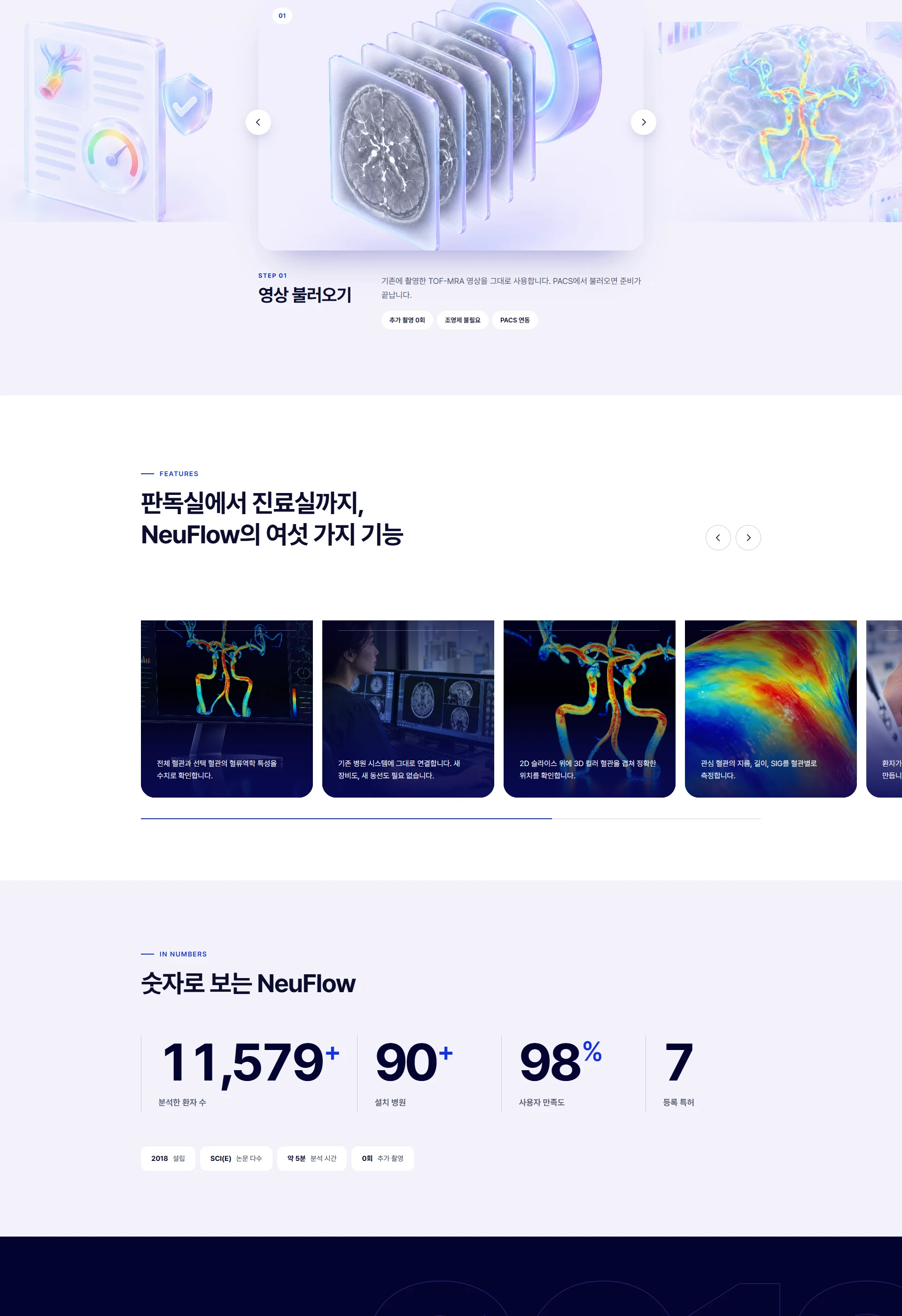 MEDIIMG 웹사이트 전체 페이지 스크린샷 4/6